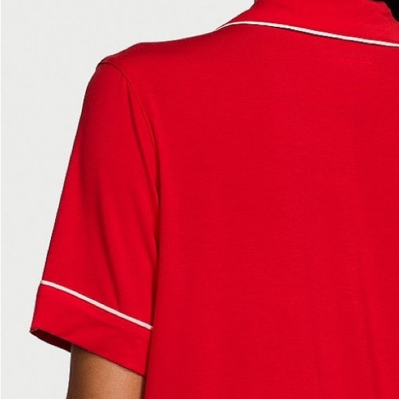 Red BOW 🎀 pajama short set • modal soft • lipstick red 💄 Perfect Gift 🎁 - Picture 6 of 13